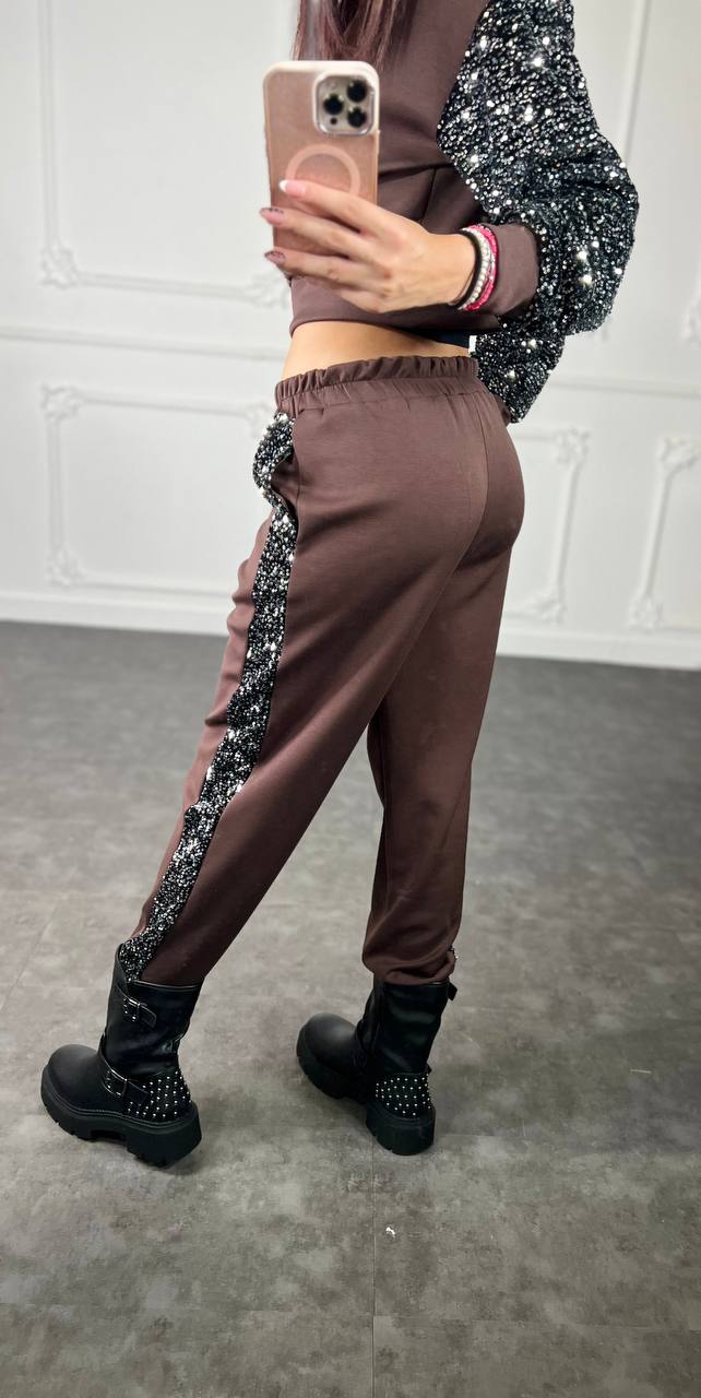 Pantalone tuta Glitter