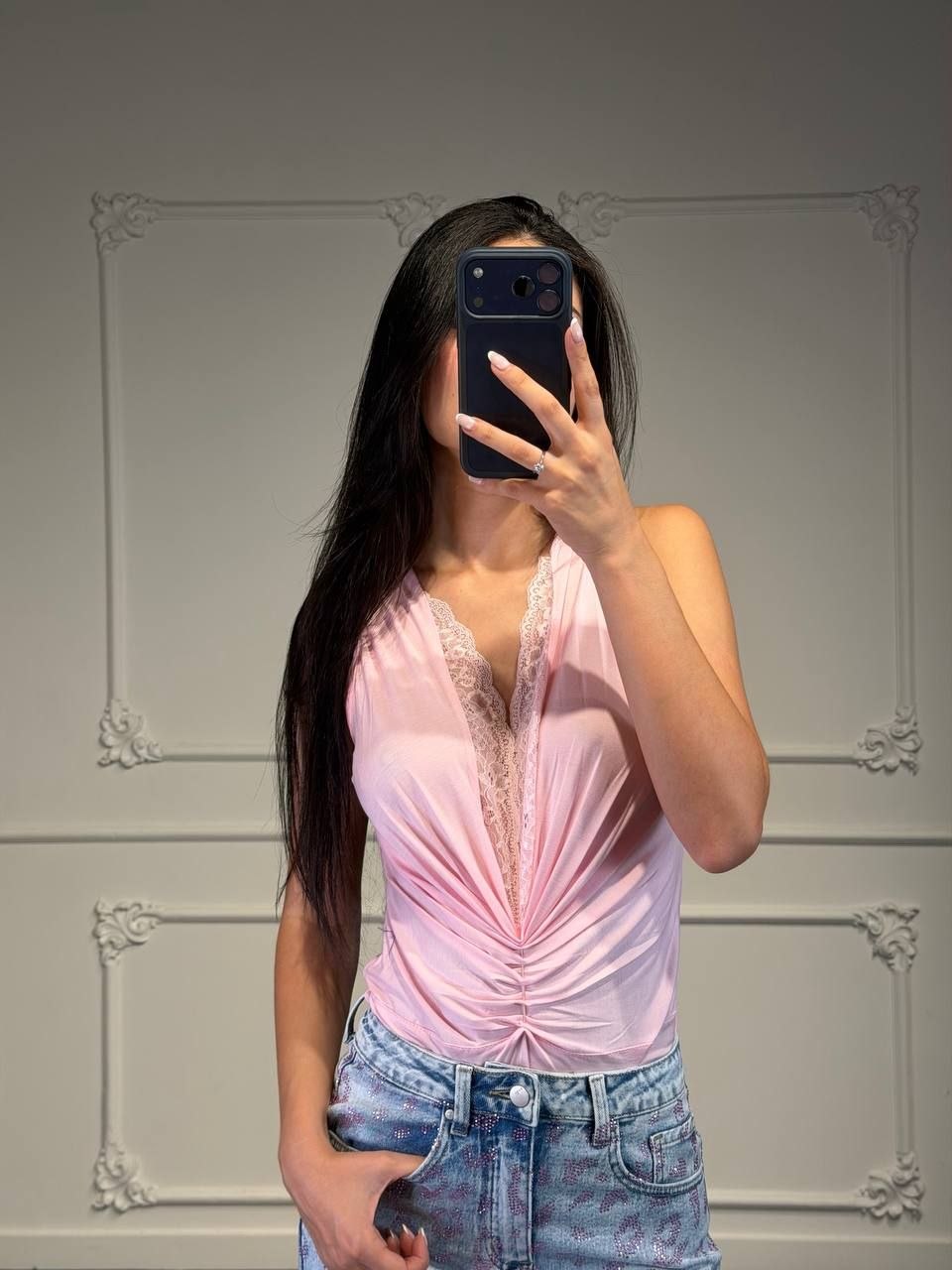 body con drappeggio