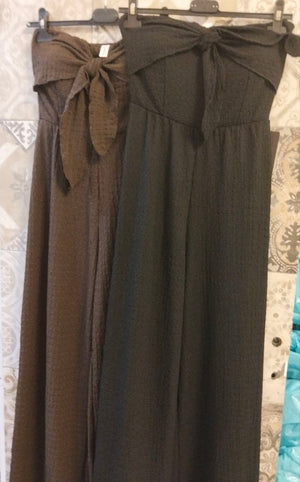 jumpsuit fiocco lunga