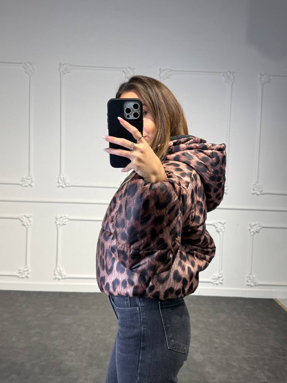 GIACCHETTO BOMBER LEOPARD FASHION