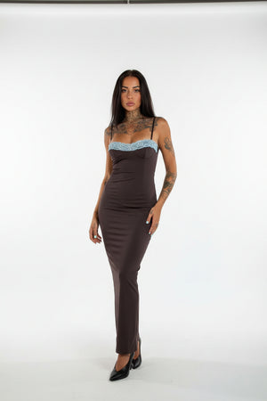 abito Ginevra con pizzo