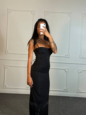 abito Ginevra con pizzo