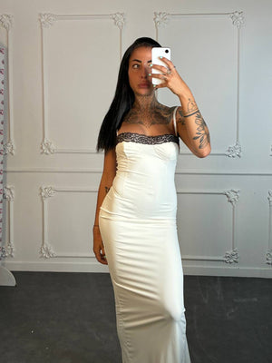abito Ginevra con pizzo