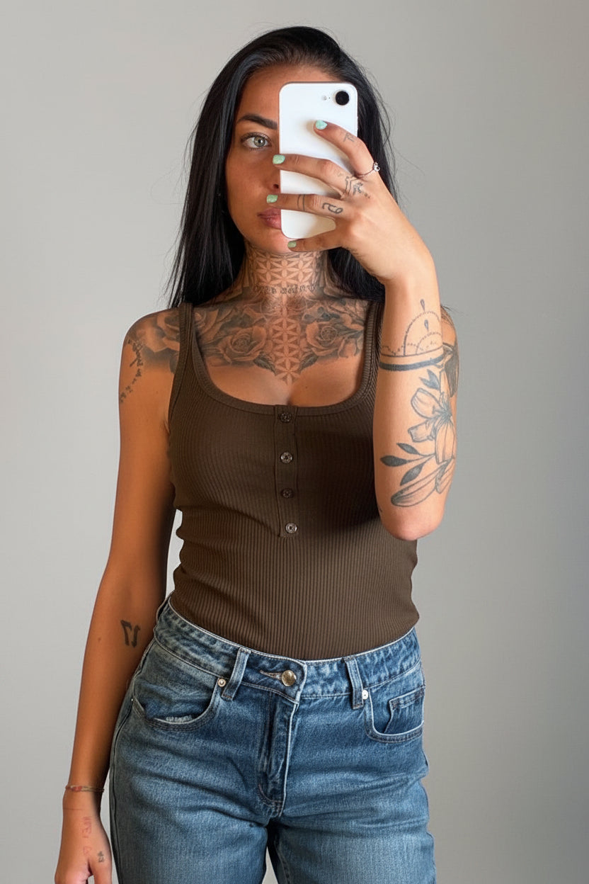 body costine e bottoni
