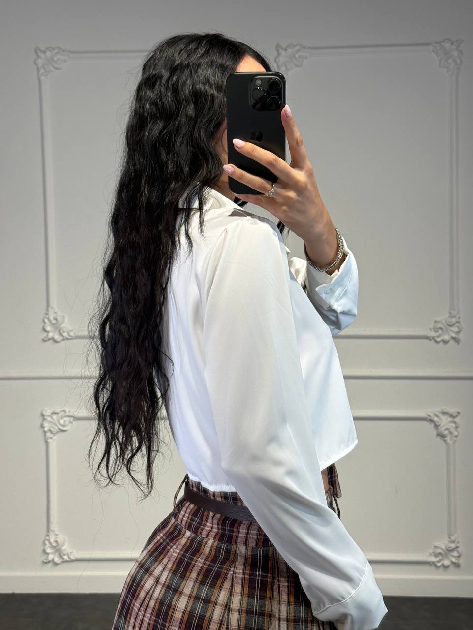 camicia cravatta tartan