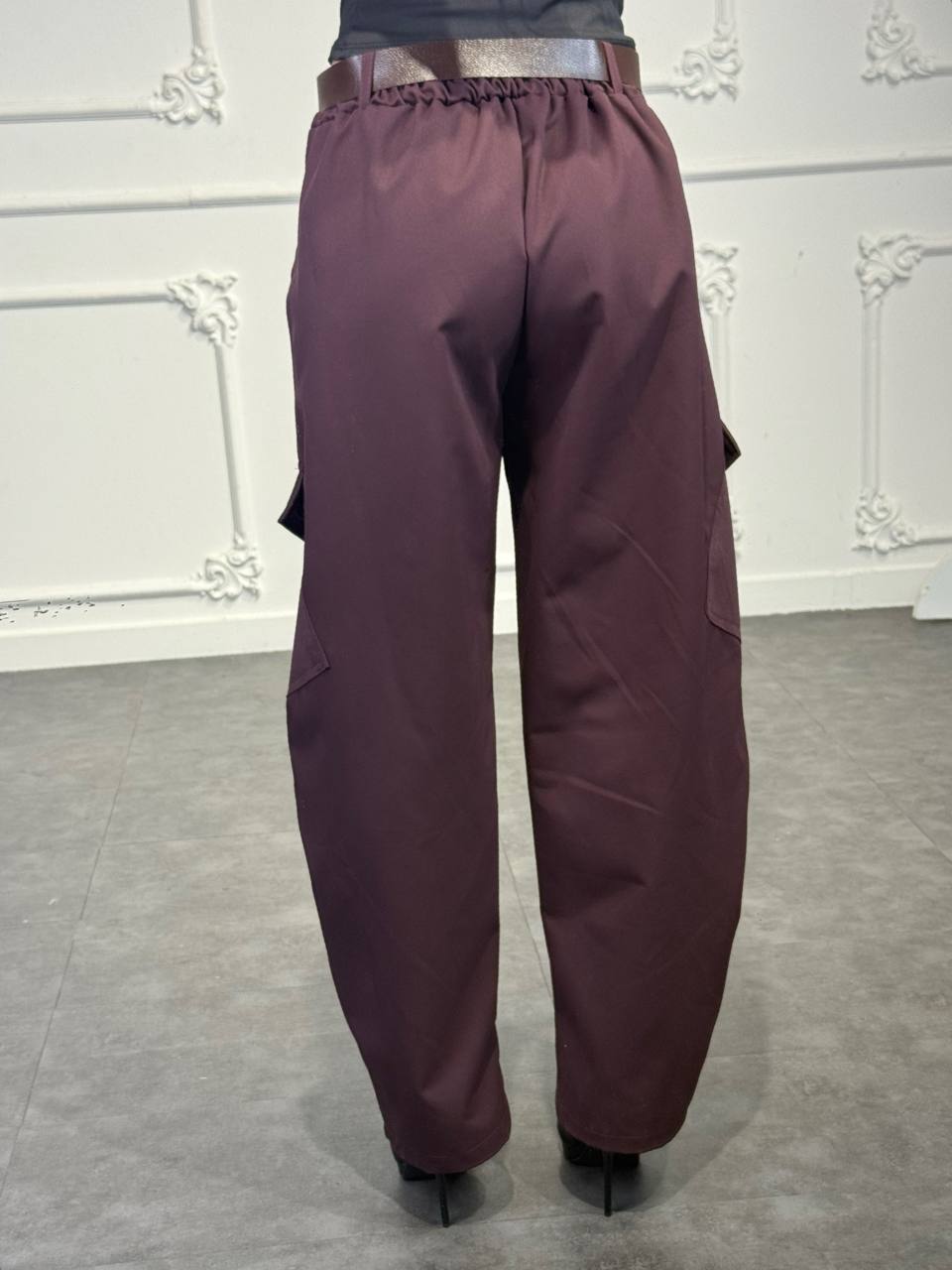 pantaloni cinzia con cinta