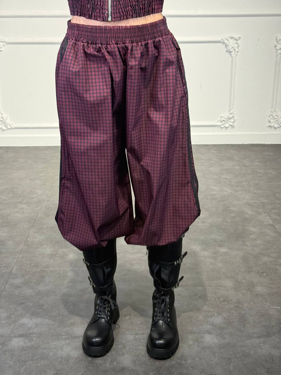 pantaloni a quadri