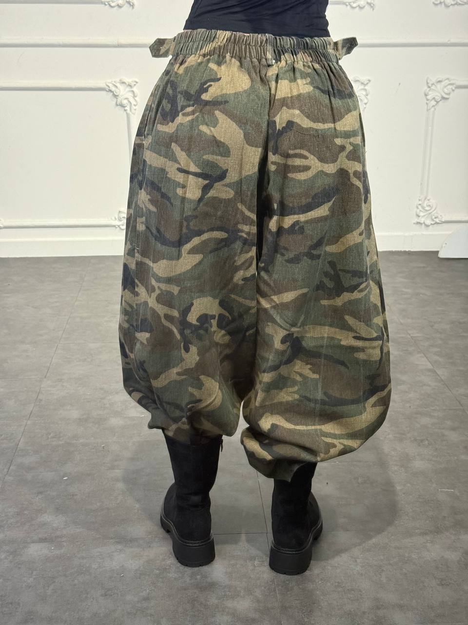 pantalone snake mimetico
