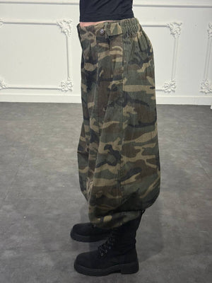 pantalone snake mimetico