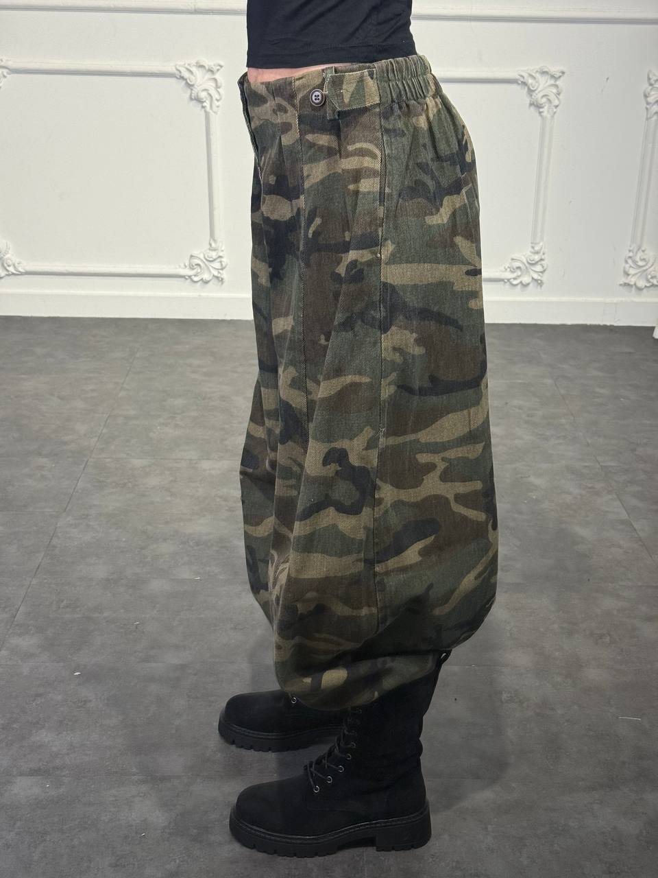pantalone snake mimetico
