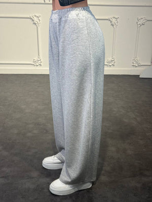 Pantaloni palazzo morbidi con vita elasticizzata