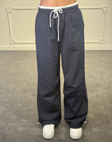 pantaloni tuta con doppio bordo