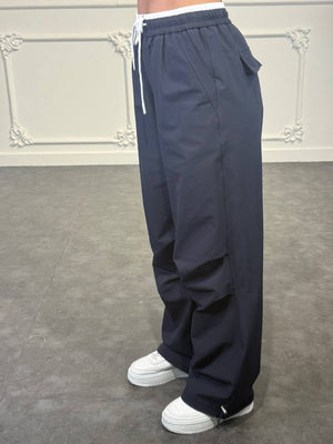 pantaloni tuta con doppio bordo