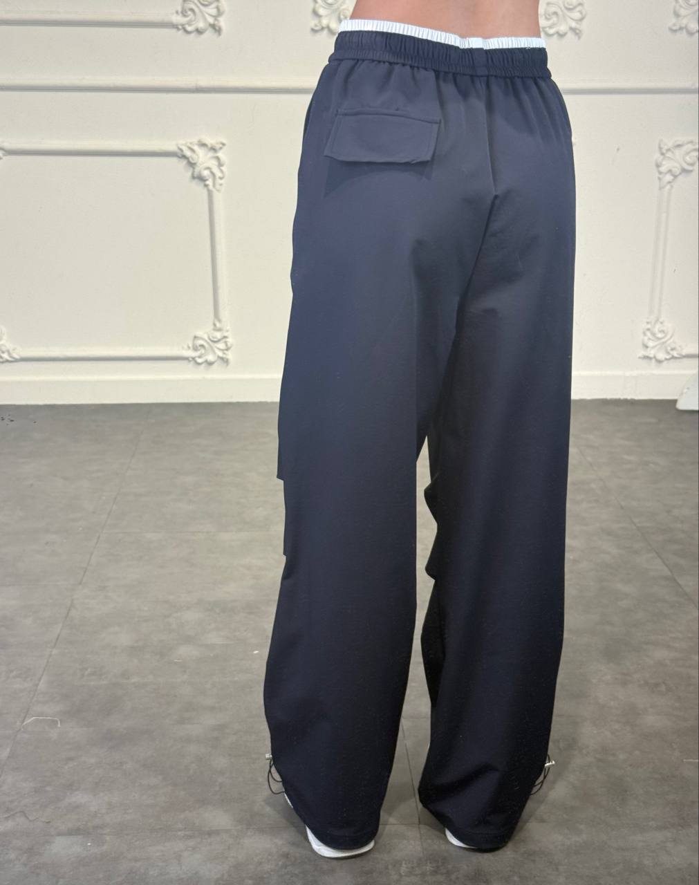 pantaloni tuta con doppio bordo