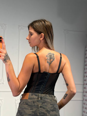 Corsetto velluto