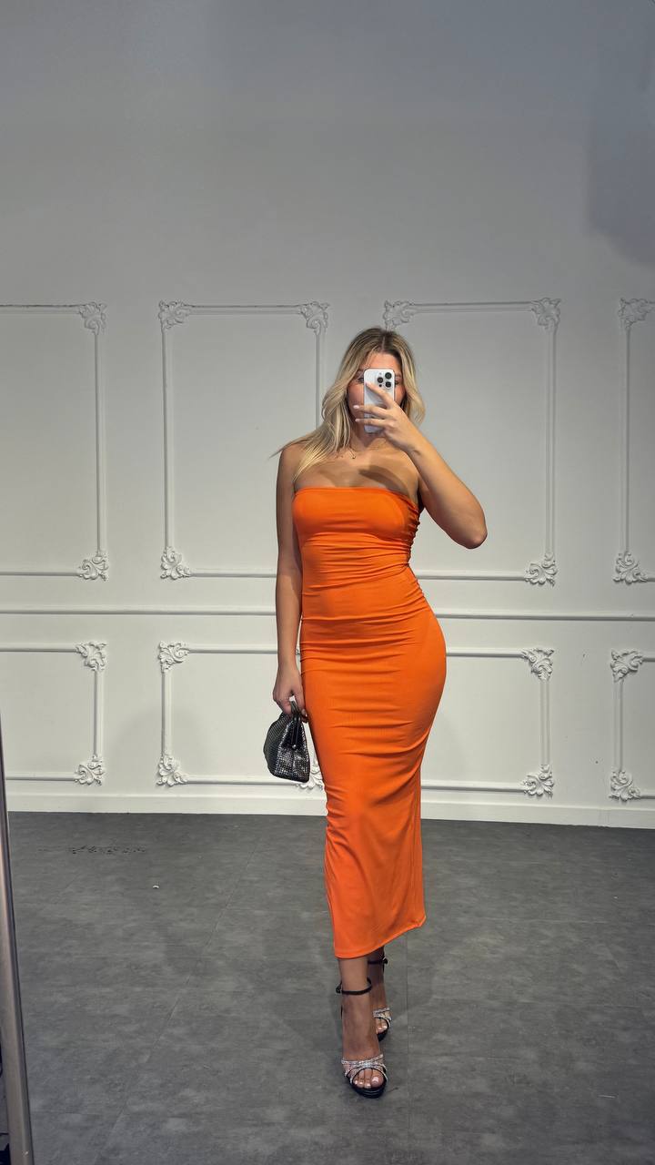 abito a costine lungo - Dverso Fashion