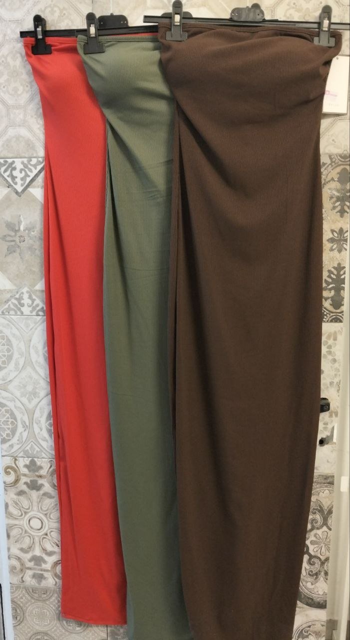 abito a costine lungo - Dverso Fashion