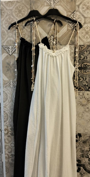abito ampio in lino - Dverso Fashion