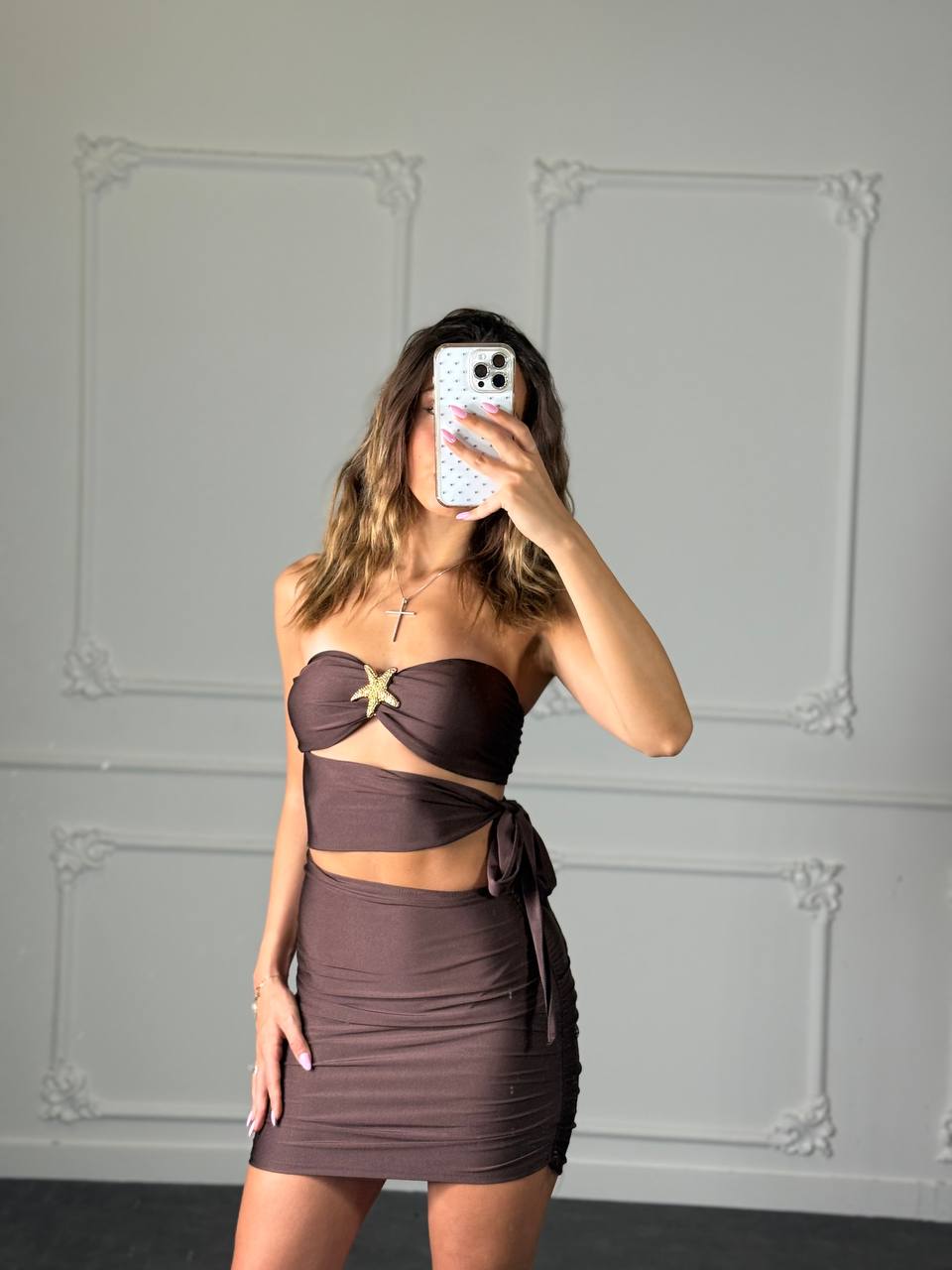 Abito Avellana - Dverso Fashion