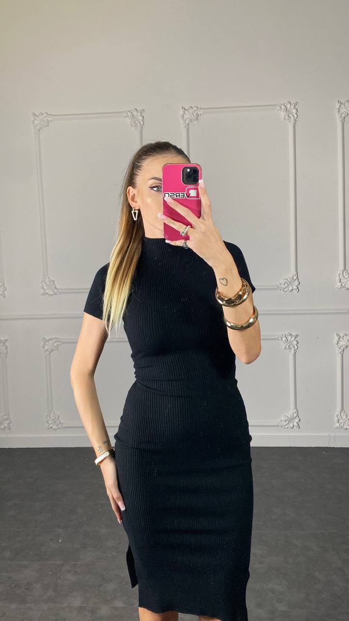 ABITO BASIC MANICA CORTA - Dverso Fashion