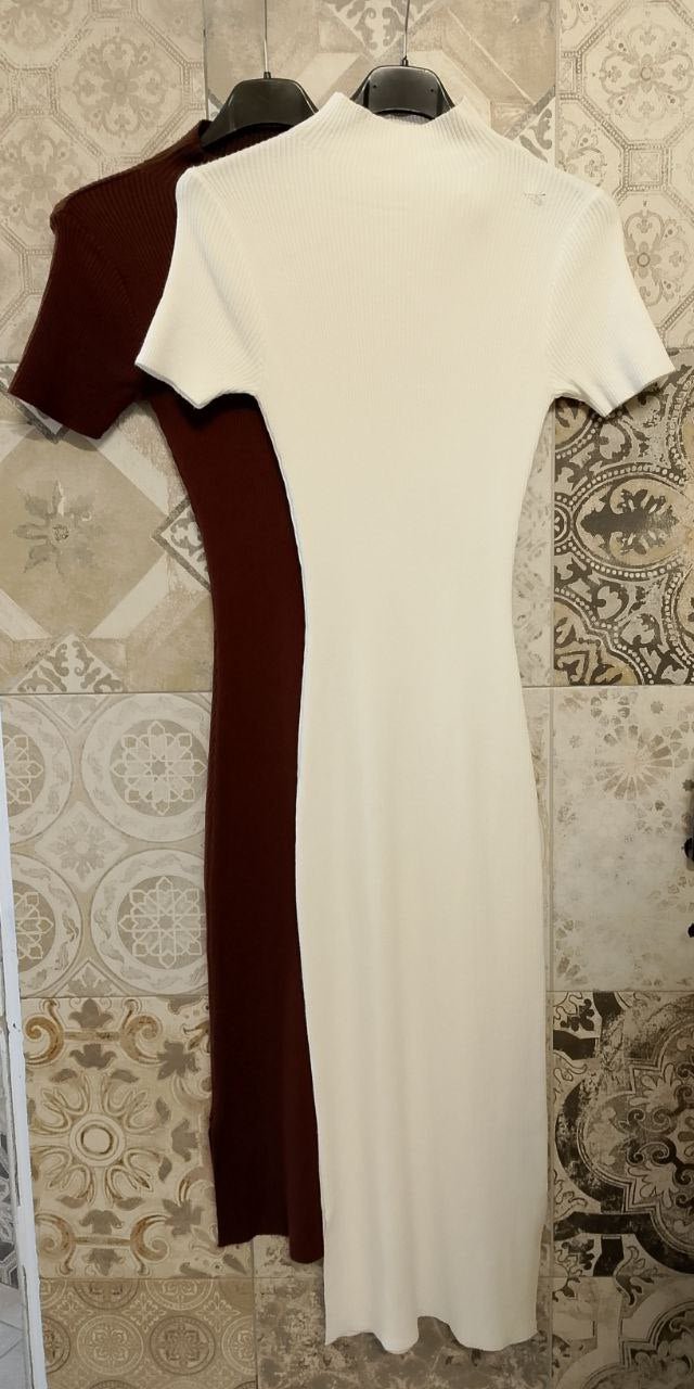 ABITO BASIC MANICA CORTA - Dverso Fashion
