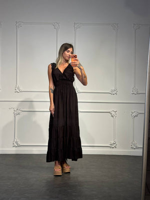abito benedetta in cotone lngo - Dverso Fashion