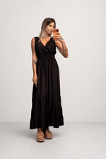 abito benedetta in cotone lngo - Dverso Fashion