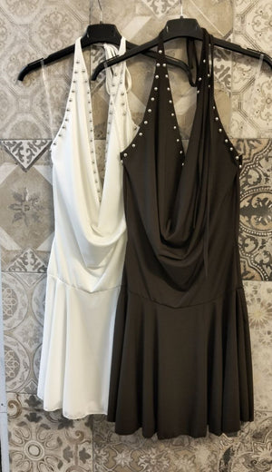abito borchiato - Dverso Fashion