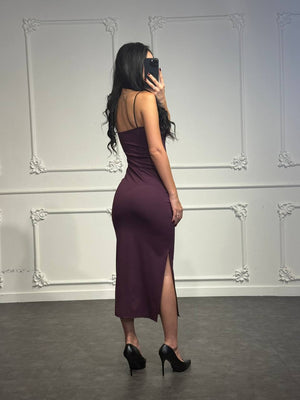 abito Carlotta lungo in licra - Dverso Fashion