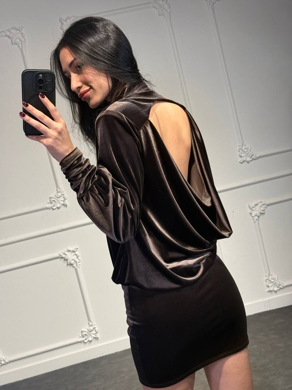 Abito Chiara Velluto - Dverso Fashion