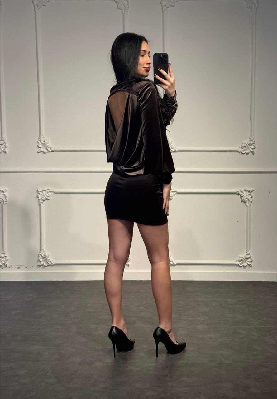 Abito Chiara Velluto - Dverso Fashion