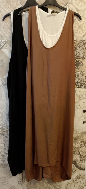abito con canotta - Dverso Fashion
