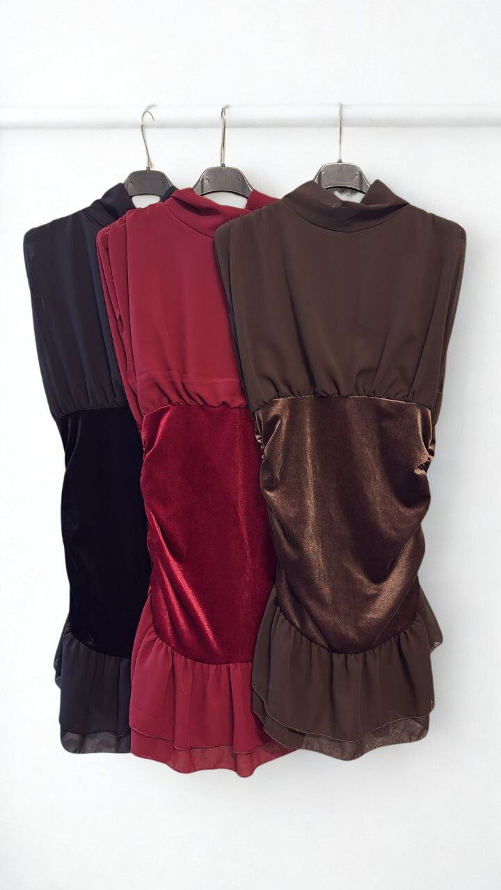 Abito Fluffy - Dverso Fashion