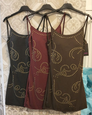 abito in licra con dettagli oro - Dverso Fashion