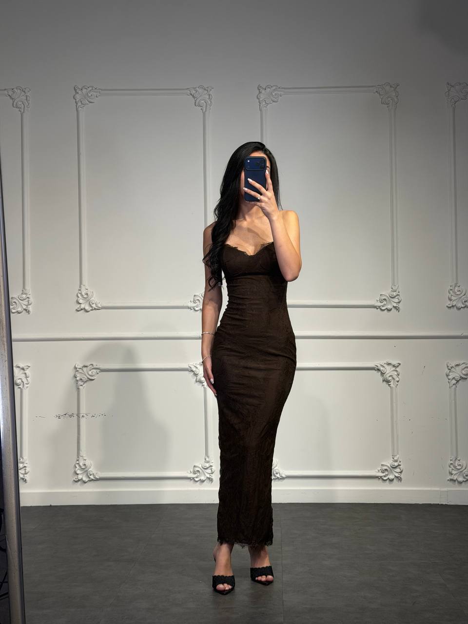 abito luxury in pizzo - Dverso Fashion