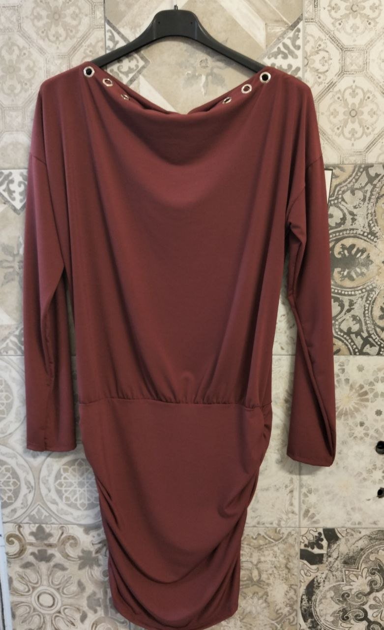 abito marta con borchie - Dverso Fashion