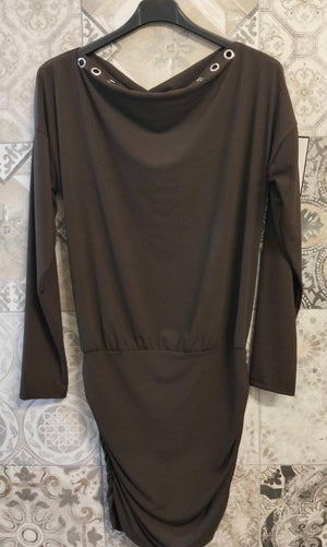 abito marta con borchie - Dverso Fashion