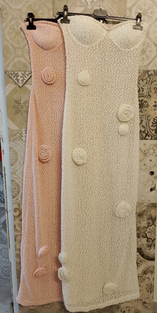 abito rose - Dverso Fashion