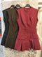 abito strutturato con pantaloncino - Dverso Fashion