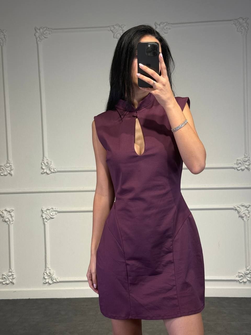 abito svasato con scollatura goccia - Dverso Fashion