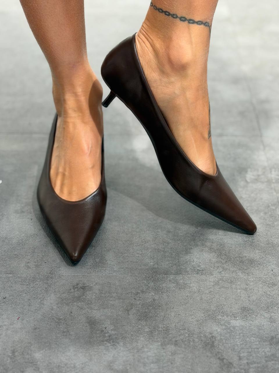 ballerina liscia a punta - Dverso Fashion