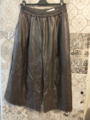 bermuda cargo in pelle - Dverso Fashion