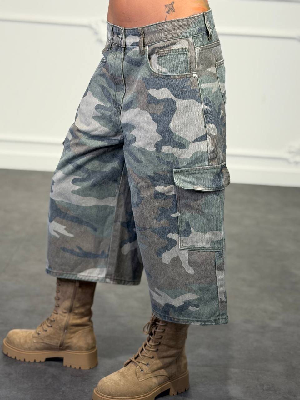 bermuda solid - Dverso Fashion