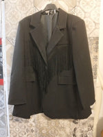 blazer con frange - Dverso Fashion
