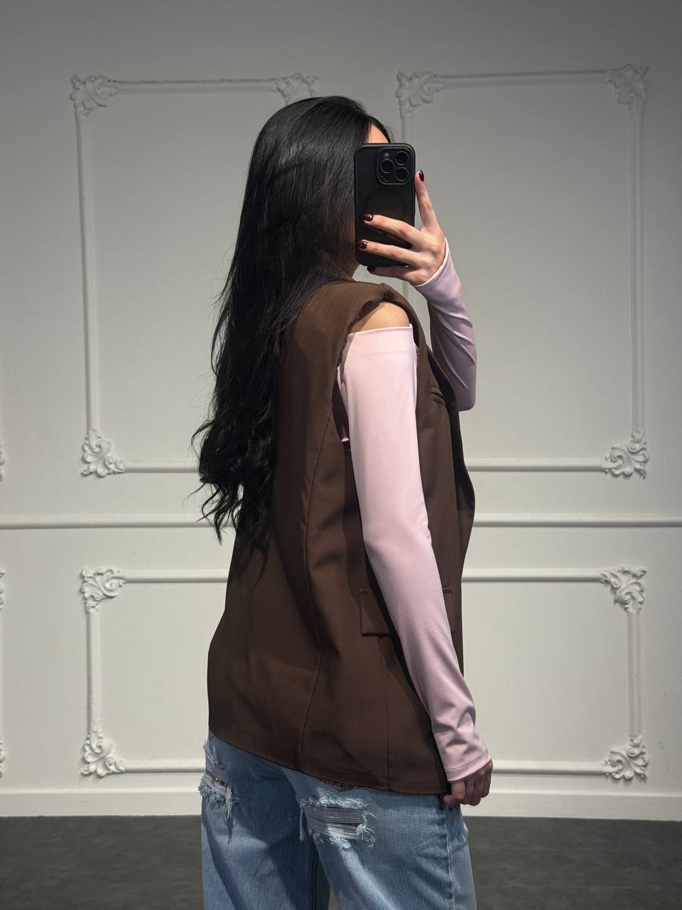 blazer smanicato - Dverso Fashion
