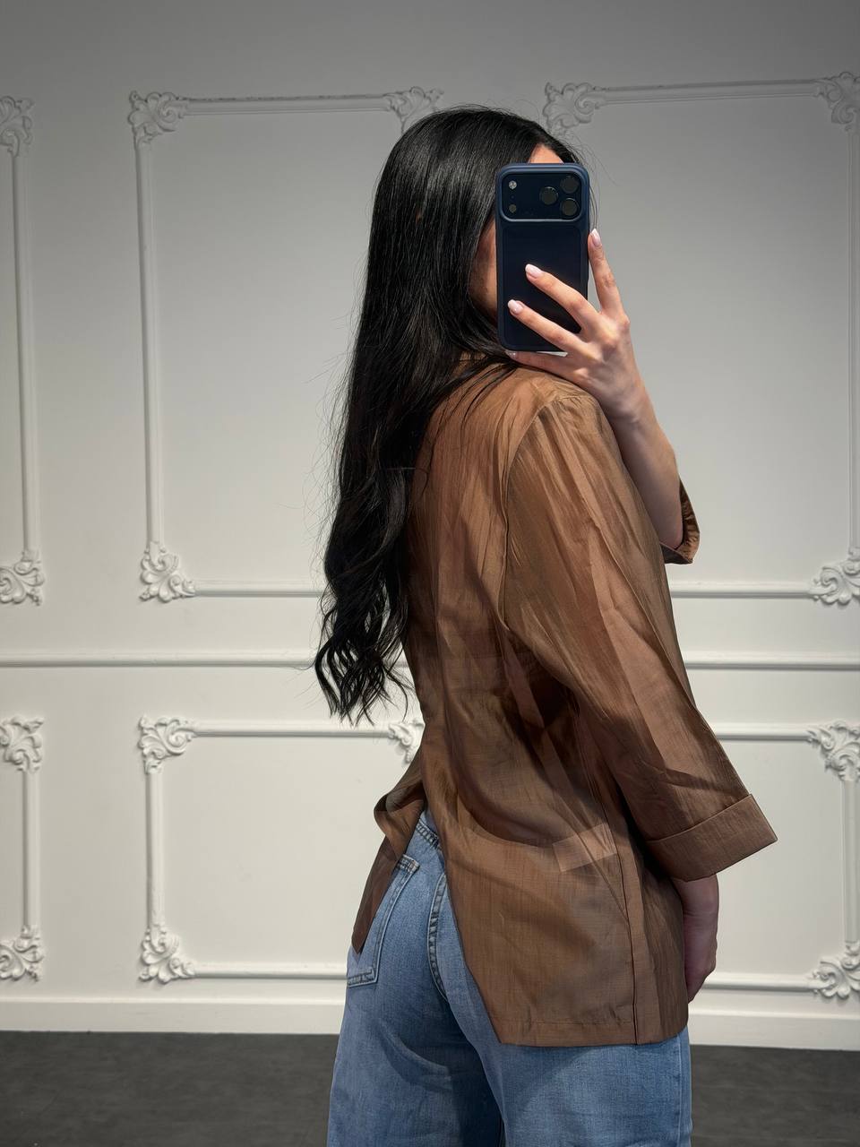 blazer velato - Dverso Fashion
