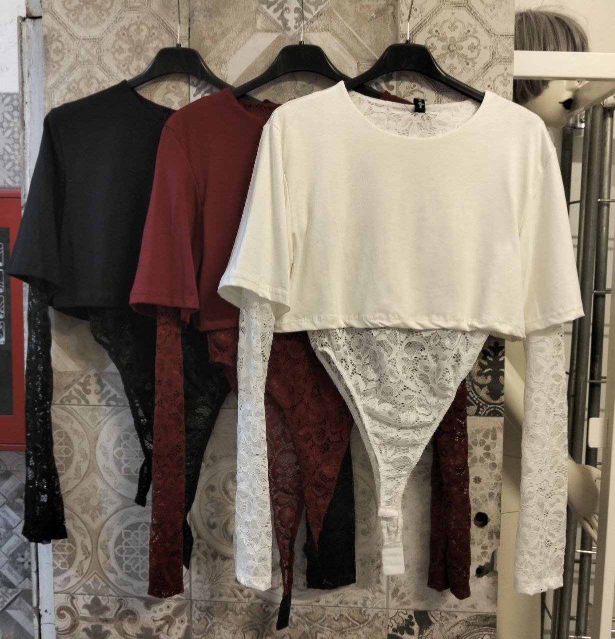 body allison con pizzo - Dverso Fashion