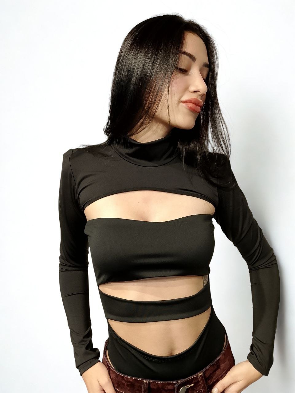 Body con coprispalle - Dverso Fashion