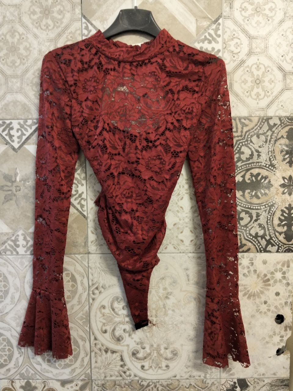 body pizzo mezzo collo - Dverso Fashion