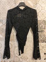 body pizzo mezzo collo - Dverso Fashion